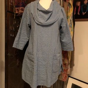 Seersucker summer tunic